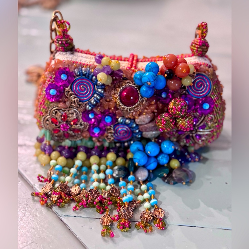 Mary Frances Rare Beaded Bag